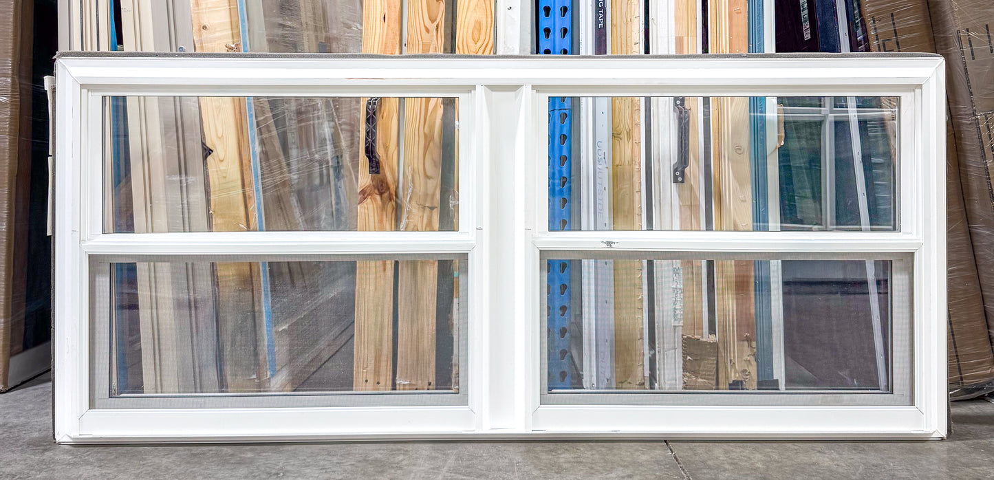 WIndow World Double Hung 2 - Wide Window 68.5 x 29.5 - Clark Listings