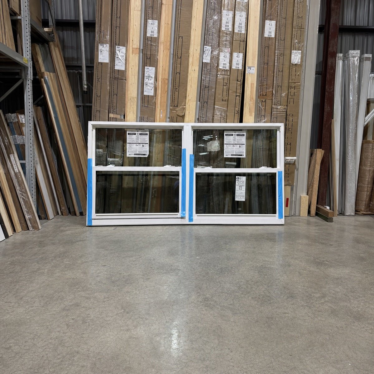 Pella® 250 Series Single Hung 2-Wide Window 79.5 x 40.75 - Clark Deals LLC