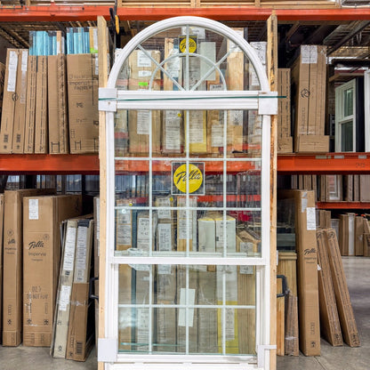 Pella® 250 Series Single Hung Arched Window 43.25 x 93.25 - Clark Deals LLC