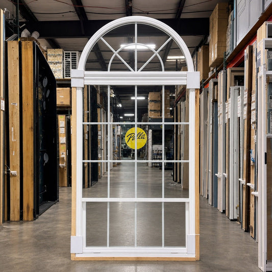 Pella® 250 Series Single Hung Arched Window 43.25 x 93.25 - Clark Deals LLC