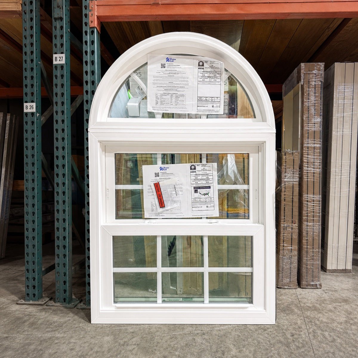 Window World Double Hung Arched Window 29.25 x 30.75 - Clark Deals LLC