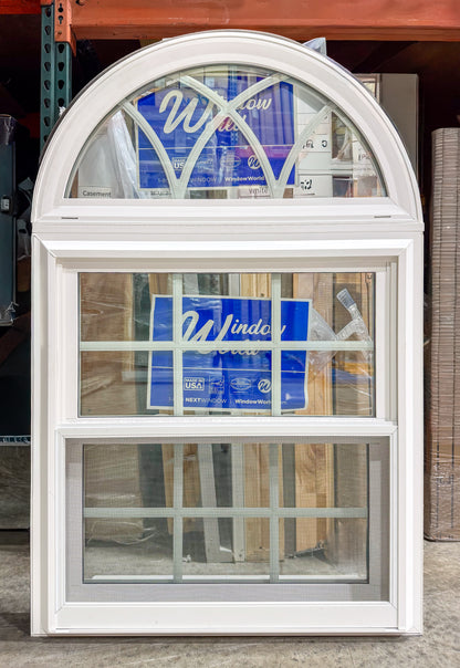 Window World Double Hung Arched Window 29.25 x 30.75 - Clark Listings