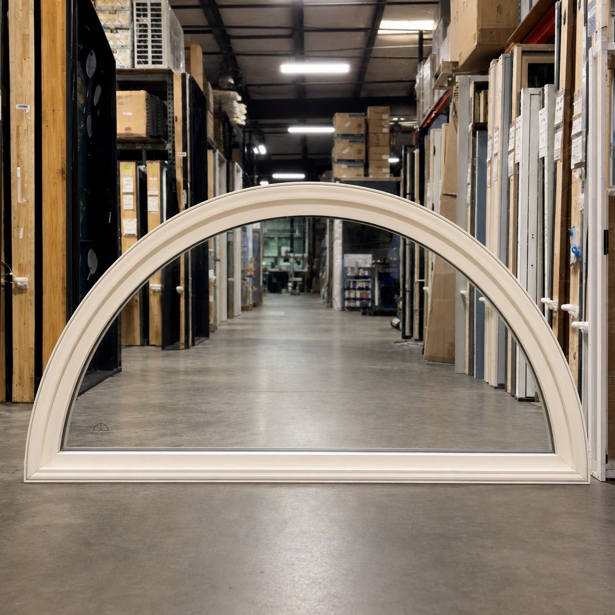 Pella® Lifestyle Half Circle Window 36.5 x 16 - Clark Deals LLC