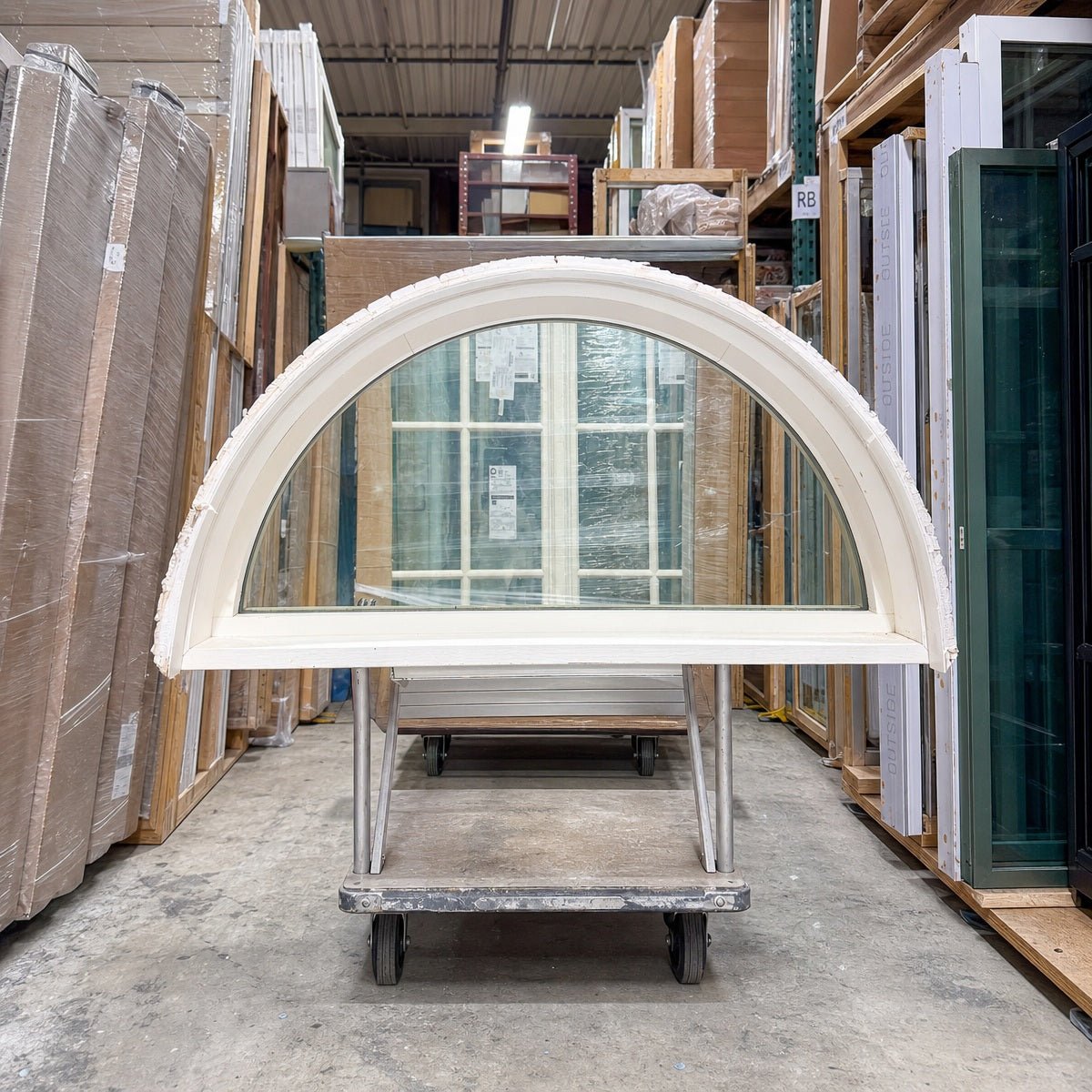Pella® Lifestyle Half Circle Window 36.5 x 16 - Clark Deals LLC
