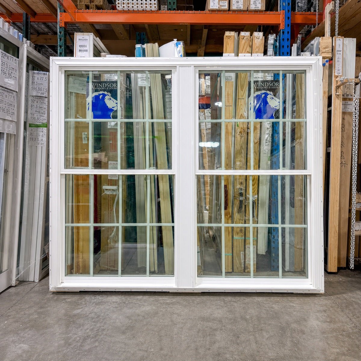 Windsor Next Series Double Hung 2-Wide Window 73.5 x 62 - Clark Deals LLC