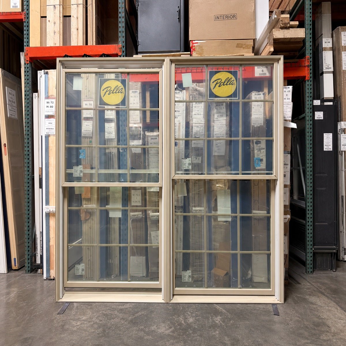 Pella® Lifestyle Double Hung 2-Wide Window 70 x 75.25 - Clark Deals LLC