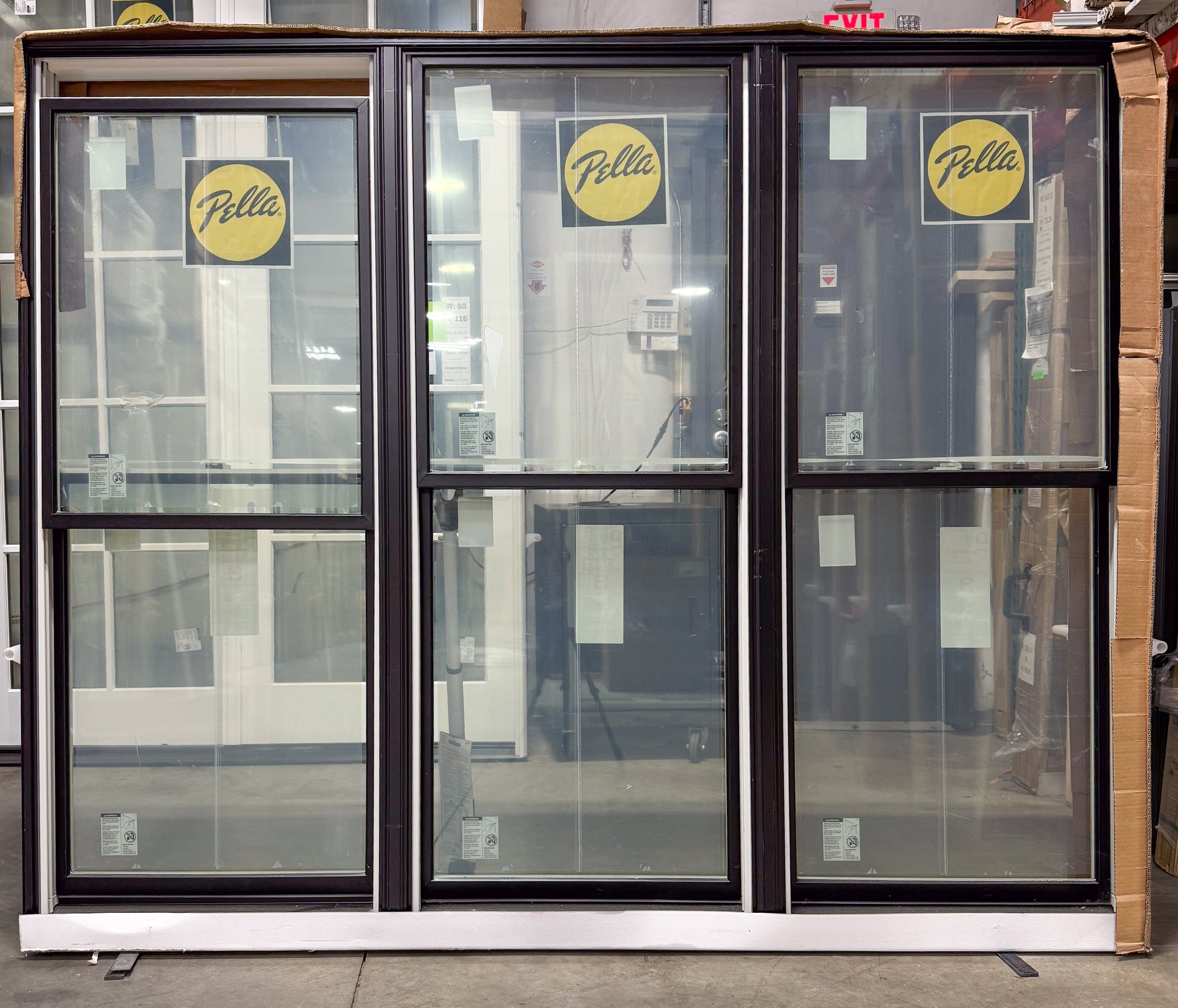 Pella® Lifestyle Double Hung 3 - Wide Window 89.5 x 71 - Clark Listings