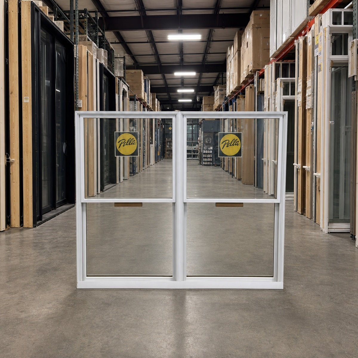 Pella® Lifestyle Double Hung 2-Wide Window 74.5 x 64 - Clark Deals LLC