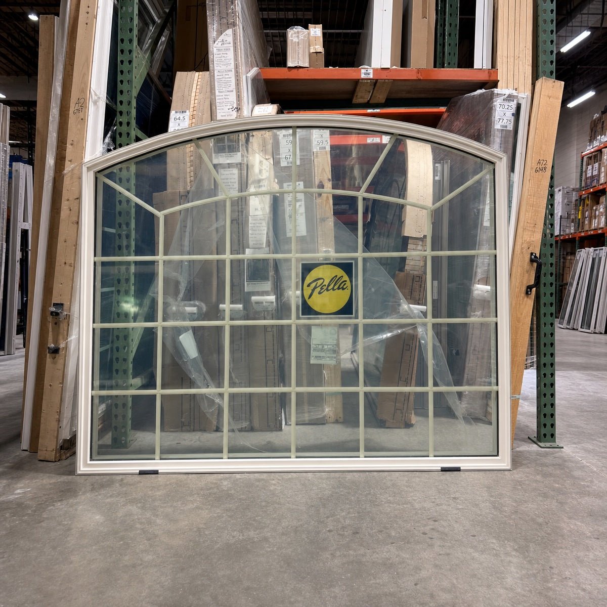 Pella® Lifestyle Arched Window 68 x 56.25 - Clark Deals LLC