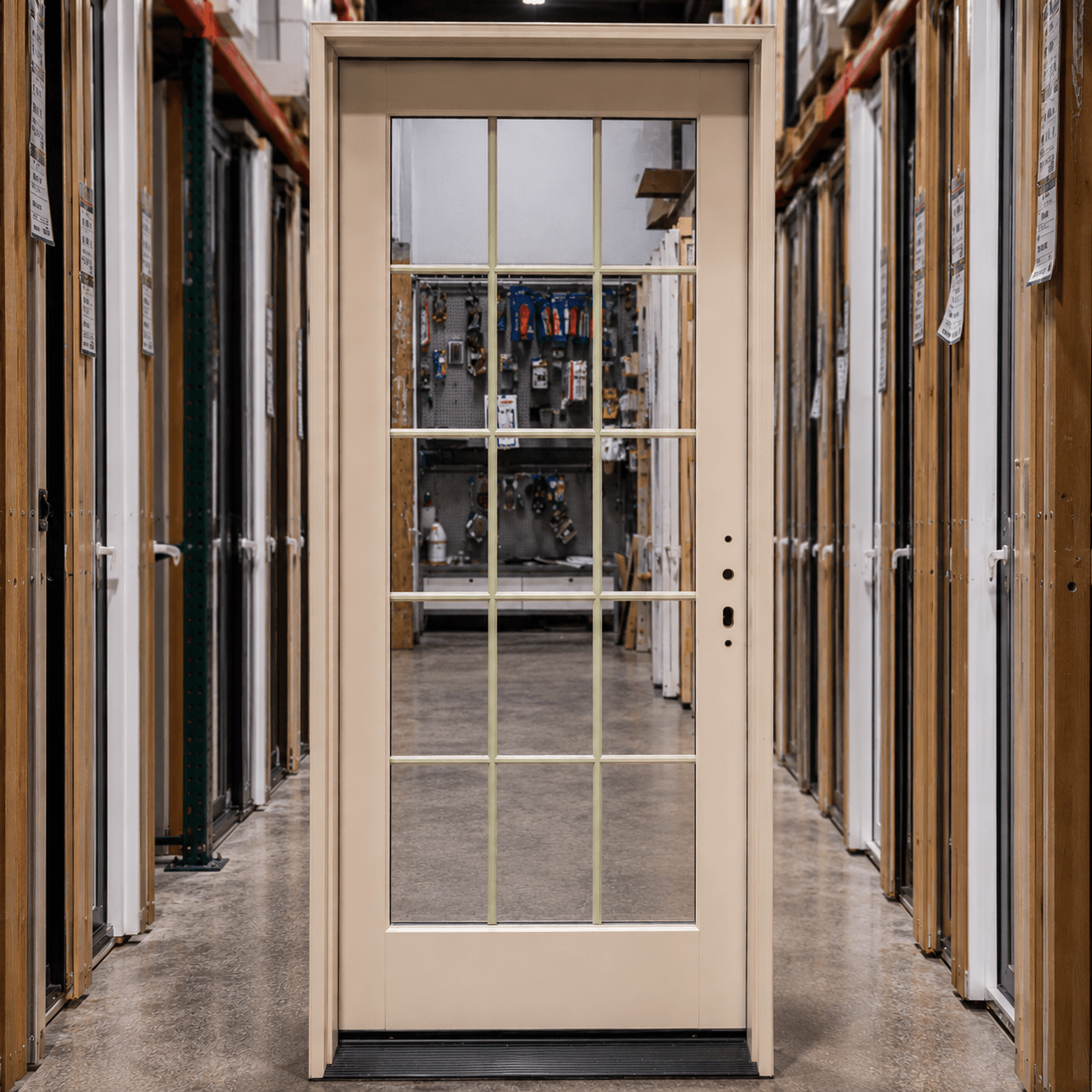 Entry Pella® Lifestyle 36 x 80 – Almond - Clark Listings
