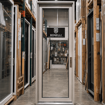 Commercial Entry Pella® / Bonelli 36 x 96 – Silver - Clark Listings