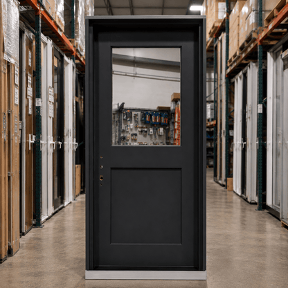 Entry Pella® Lifestyle 32 x 76 – Dark Gray - Clark Listings