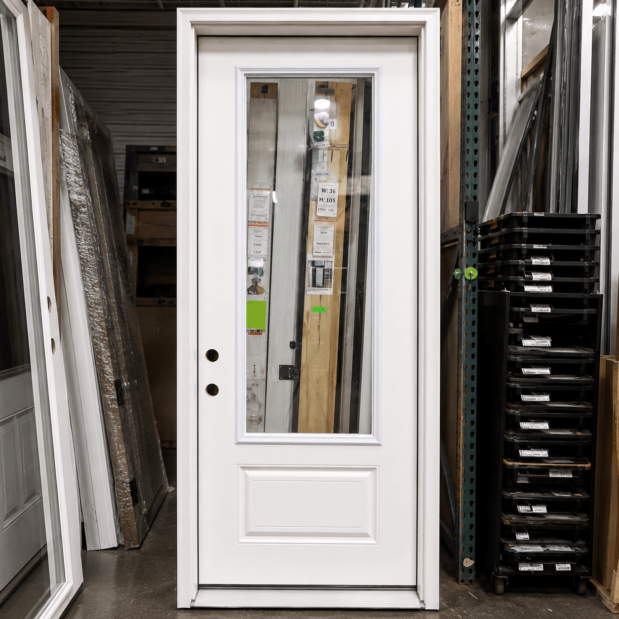 Entry Masonite 36 x 96 – White - Clark Listings