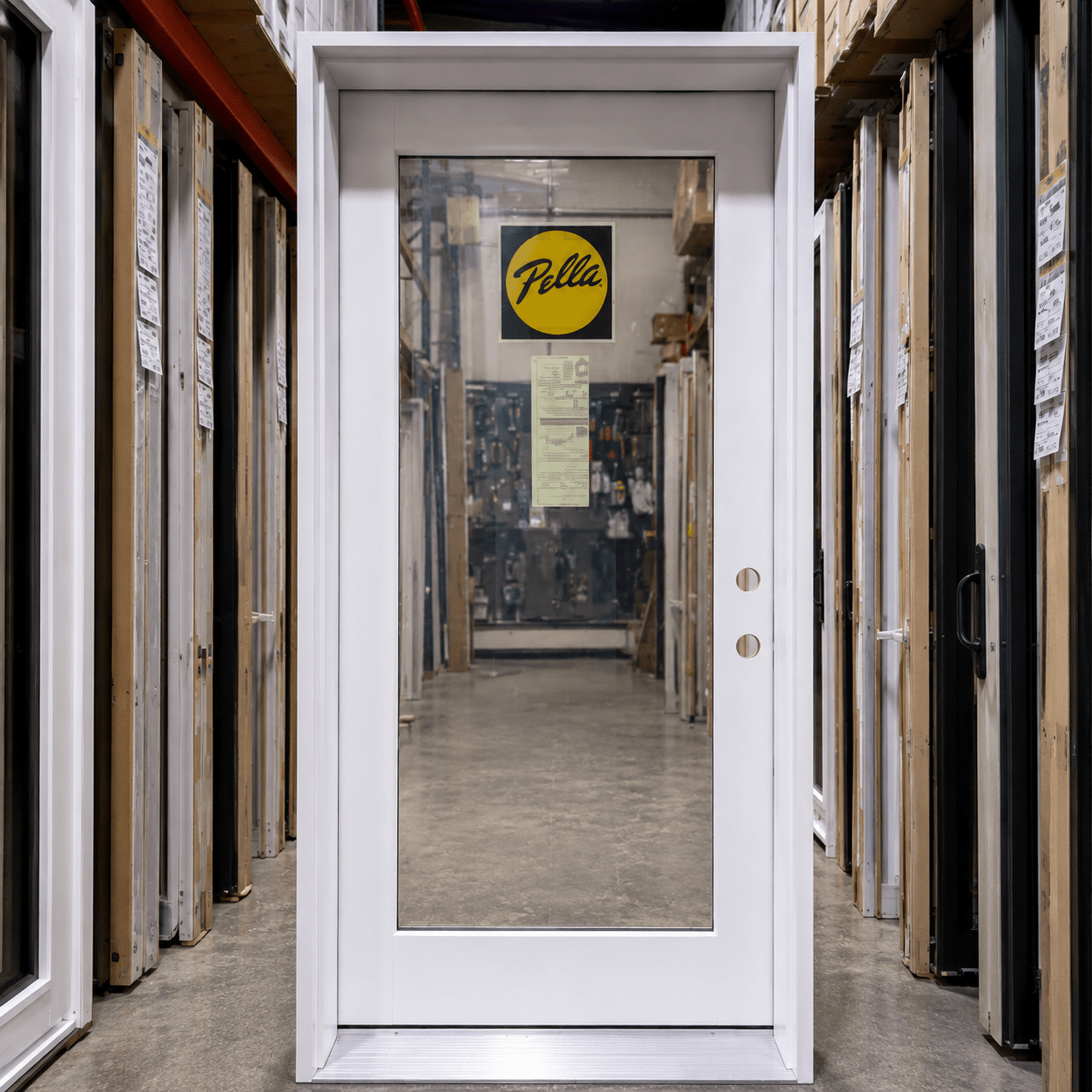 Entry Pella® Lifestyle 36 x 80 – Vanilla Cream - Clark Listings
