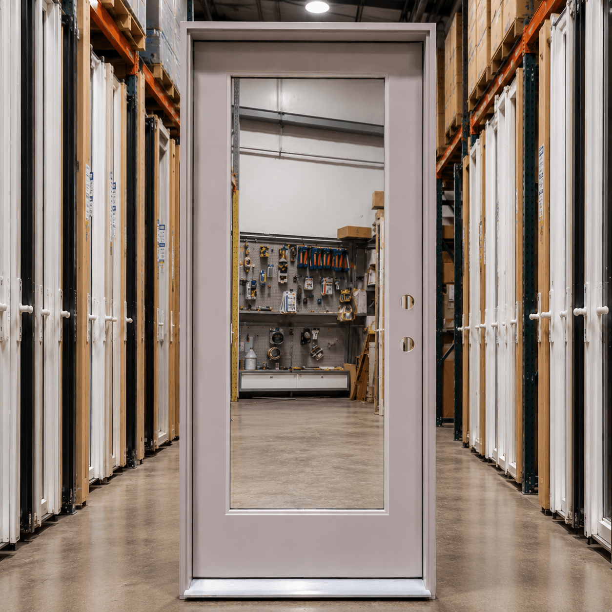 Entry Pella® Fiberglass 36 x 80 – Sand - Clark Listings