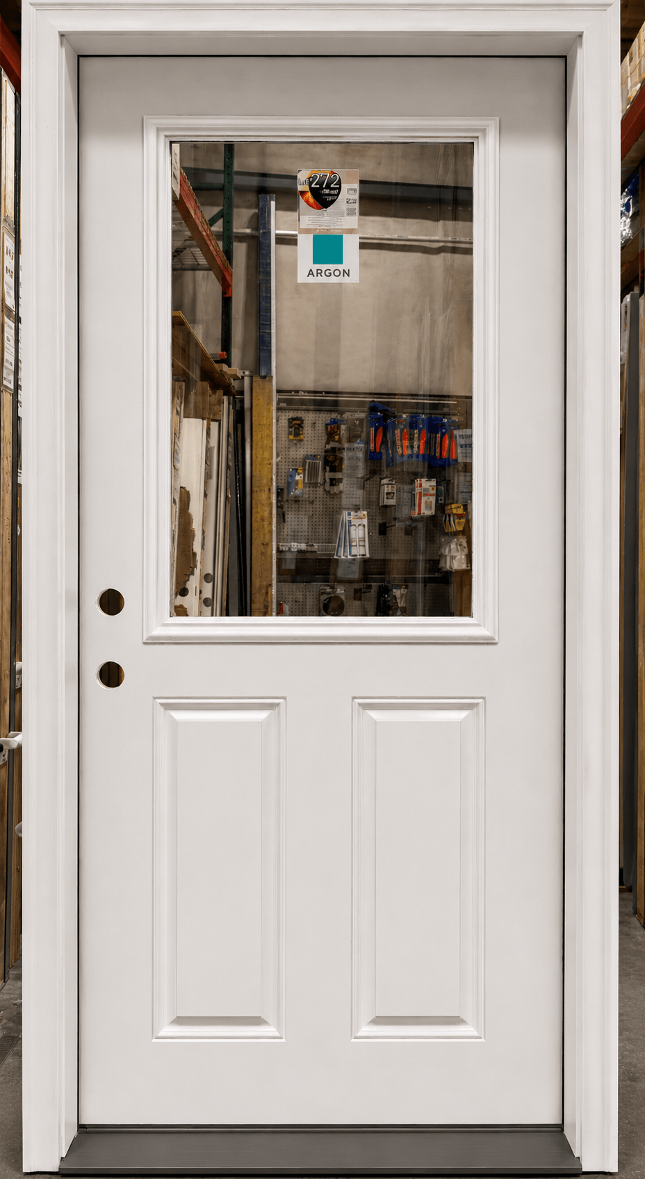 Entry Masonite 32 x 80 – White Primed - Clark Listings