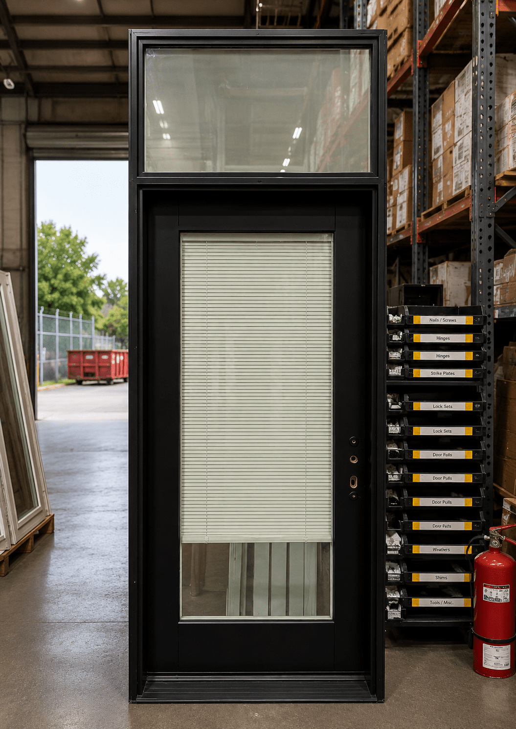 Entry Pella® Lifestyle 36 x 105 – Black - Clark Listings