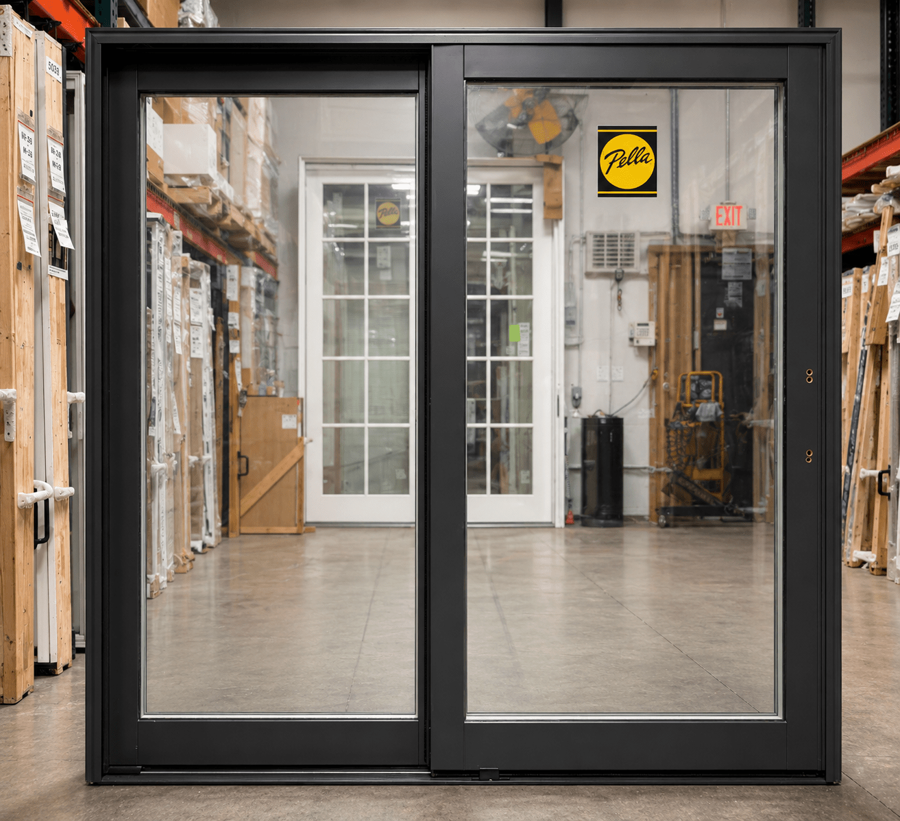 Sliding Pella® Lifestyle 72 x 80 – Iron Ore - Clark Listings