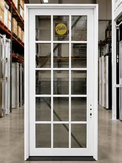 Entry Pella® Reserve 48 x 108 – Classic White - Clark Listings