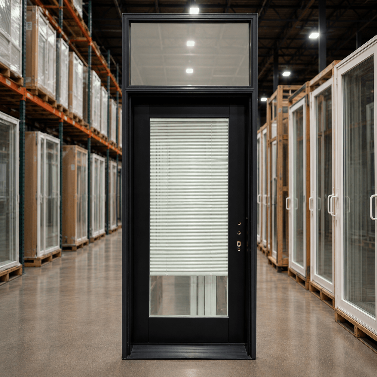 Entry Pella® Lifestyle 36 x 105 – Black - Clark Listings